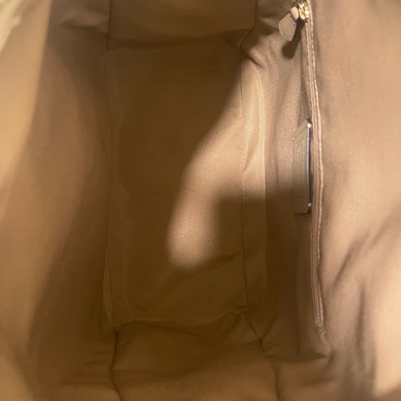 Coach Signature Tan and White Hobo Shoulder Bag 11 3/4 x 10 3/4 x 5 1/4 - Picture 8 of 8